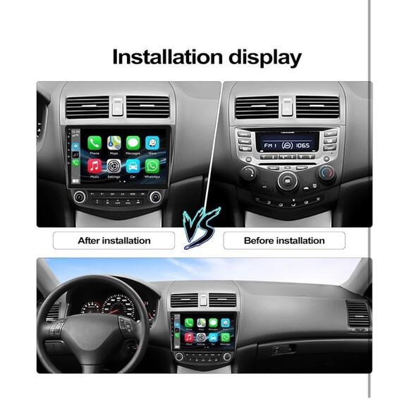 For Honda Accord 2003-2007 Apple CarPlay Android 13 Car Stereo Radio GPS WIFI FM - Picture 2 of 14